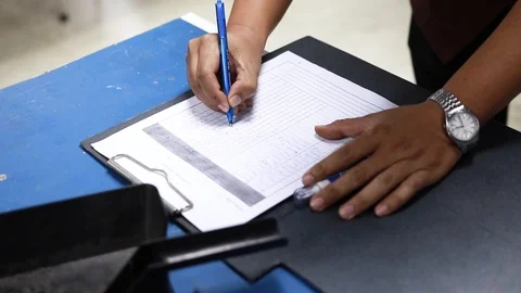 A Thai teacher grading the students Stock Footage 97986210