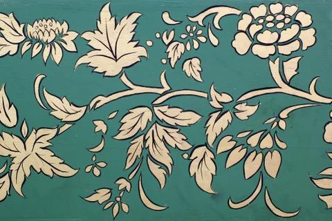 Thai temple ceiling Foto stock