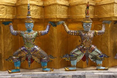 Thai Temple Foto stock