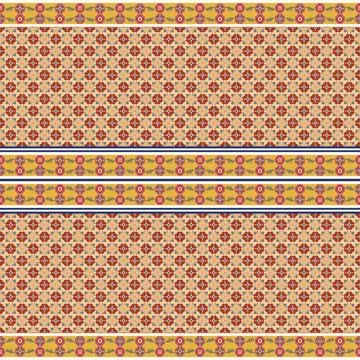 Thai Textile Illustrations, Authentic Thai Fabric Patterns, Thai Silk Patterns Stock Illustration