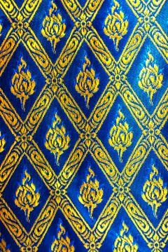 Thai textile texture Stock Photos