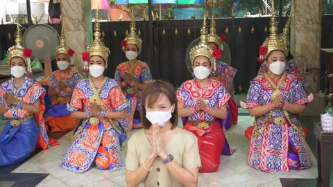 Thai Traditional Dance Stock Footage 220934267