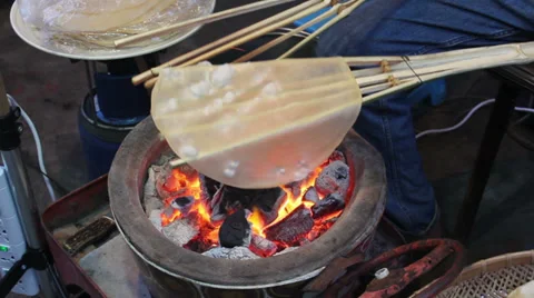 Thai traditional snack Stock Footage 28501534