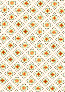 Thai traditional style art pattern Stock Illustration