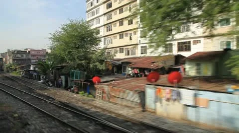 Thai Train 5 Stock Footage 21441135
