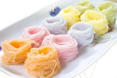 Thai vermicelli Stock Photos