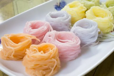 Thai vermicelli Stock Photos