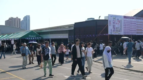 Thai voters casting ballots Stock Footage 328113900
