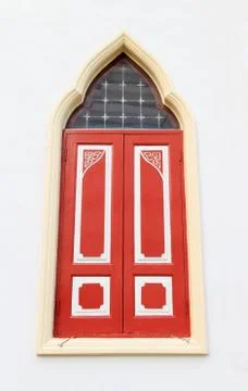 Thai window Stock Photos