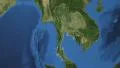 Thailand. 3d earth in space - zoom in on Thailand contoured 4k 4k or 4k+ Resolution