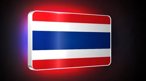 Thailand 3d flag Stock-Footage 7754259