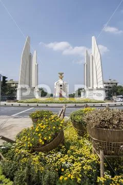 THAILAND BANGKOK DEMOCRACY MONUMENT Stock Photos