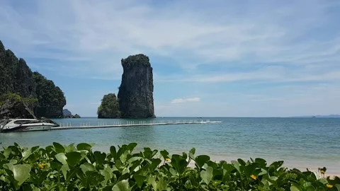 Thailand Beach time laps Stock Footage 153267380