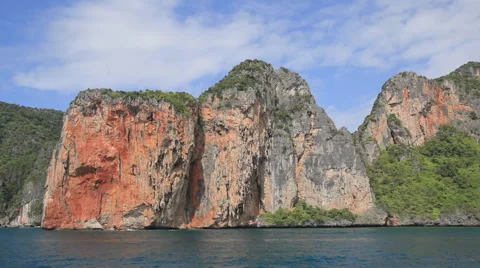 Thailand cliffs Stockbeeldmateriaal 52720484