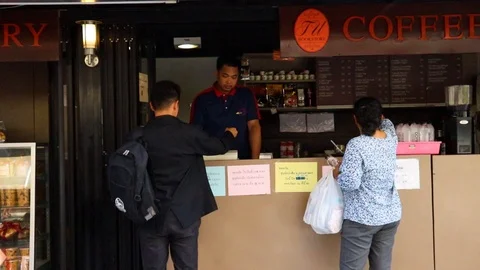 Thailand Coffee Shop 動画素材 101212914