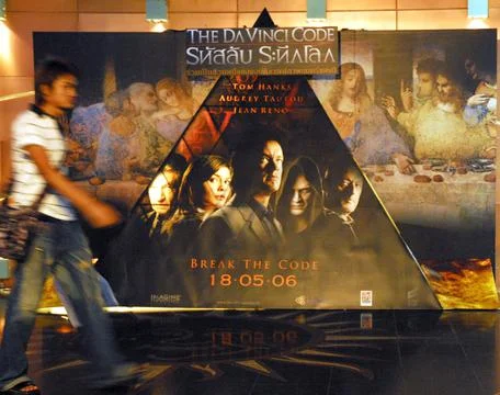 Thailand Da Vinci Code Protest - May 2006 Foto stock
