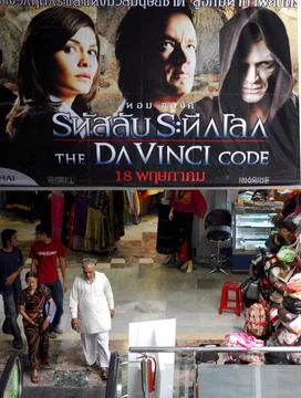 Thailand Da Vinci Code Protest - May 2006 Foto stock