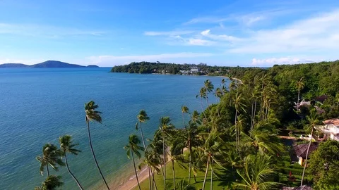 Thailand drone flight Stock Footage 85973972