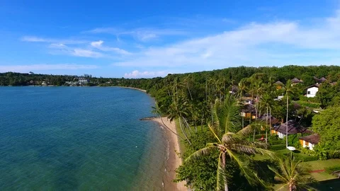 Thailand drone flight Stock Footage 85973975
