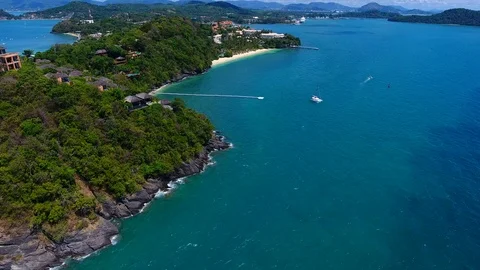 Thailand drone flight Stock Footage 85974079