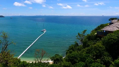 Thailand drone flight Stock Footage 85974331