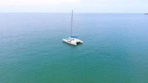 Thailand drone flight Stock Footage 85974865