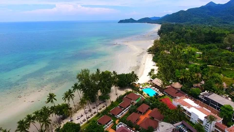 Thailand drone flight Stock Footage 85975156