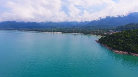Thailand drone flight Stock Footage 85976051