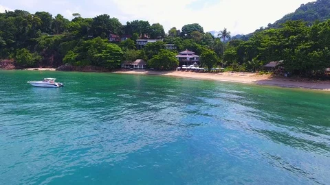 Thailand drone flight Stock Footage 85976073