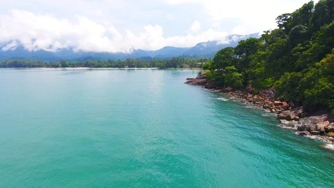 Thailand drone flight Stock Footage 85976310