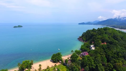 Thailand drone flight Stock Footage 85976521