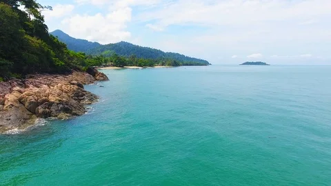 Thailand drone flight Stock Footage 85976558