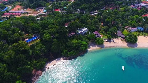 Thailand drone flight Stock Footage 85976583