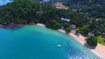 Thailand drone flight Stock Footage 85976584