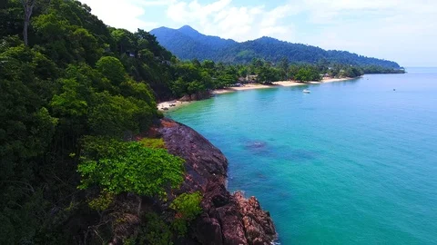 Thailand drone flight Stock Footage 85976703