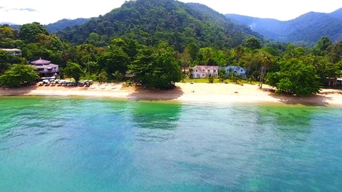 Thailand drone flight Stock Footage 85977018
