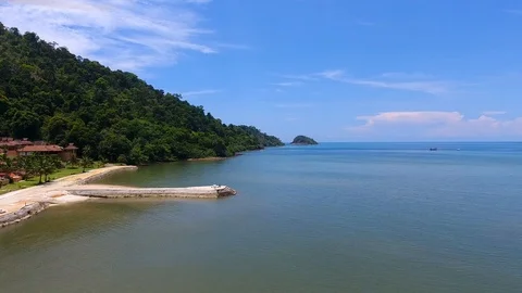 Thailand drone flight Stock Footage 85977318