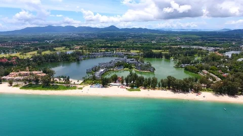 Thailand drone flight Stock Footage 85978725