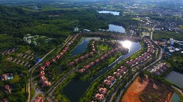 Thailand drone flight Stock Footage 85978874