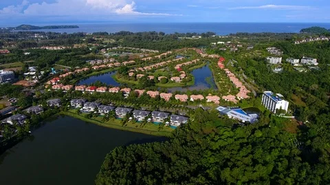 Thailand drone flight Stock Footage 85979690