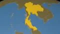 Thailand extruded. Solids. 4k or 4k+ Resolution