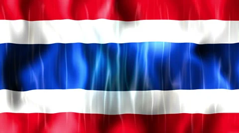 Thailand Flag Animated Background Stock Footage 62926173
