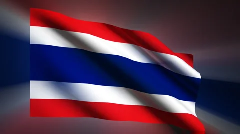 Thailand Flag Stock Footage 923976