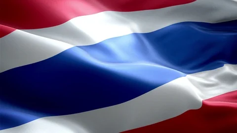 Thailand Flag Stock Footage 116403651
