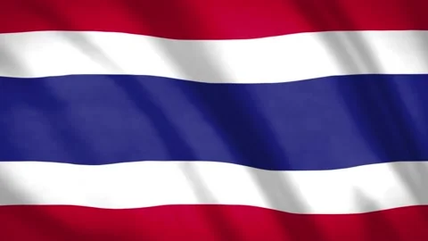 Thailand Flag Stock Footage 188171930