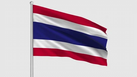 Thailand Flag Video stock 208481696