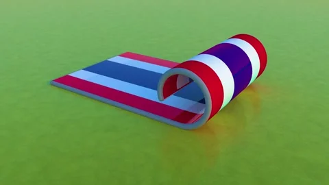 Thailand Flag Video stock 255798936