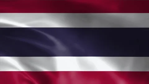 Thailand Flag Stock Footage 262500092
