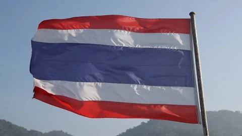 Thailand flag Stock Footage 287963672
