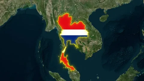Thailand Flag Stock-Footage 307222843